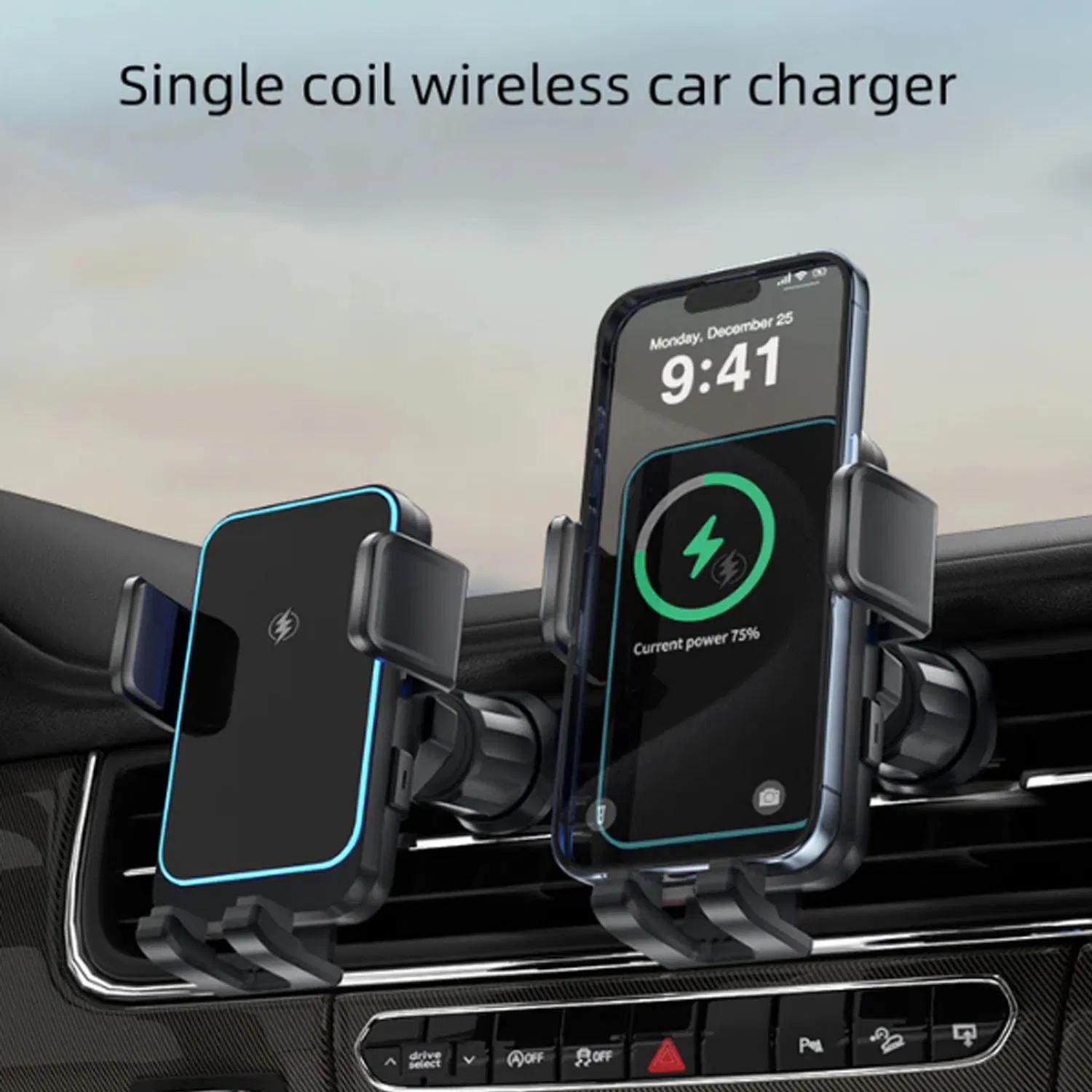 Advanced Wireless Car Mount Charger for Fast Charging