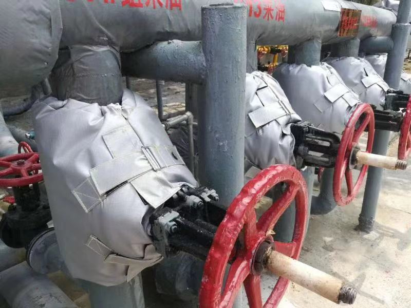 Silicone Coating Blanket Thermal Insulation Layer for Pipe Equipment
