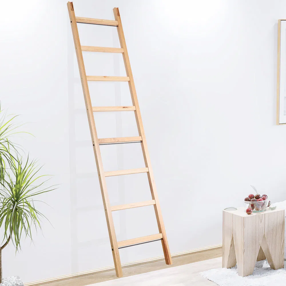 Big Discount! Factory Price Durable Sliding Ladder Hardware Bookshelf Ladder Wooden
