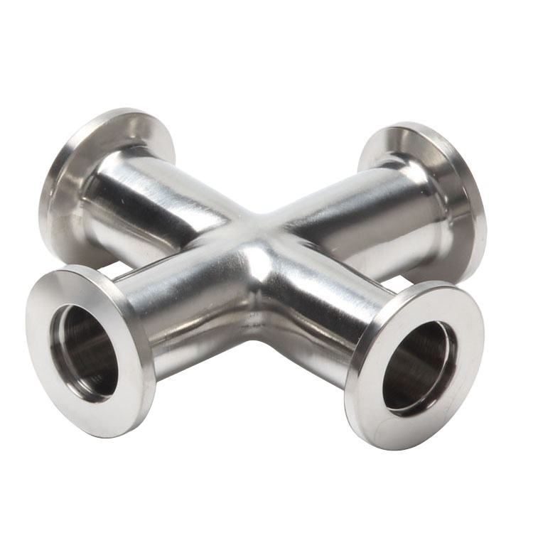 High-Performance Vacuum Cross Connector with ANSI/DIN/GB Standard Options