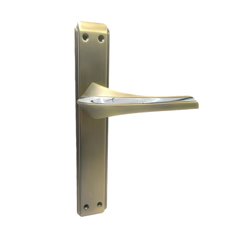 Minimalist Design Silver Door Knob Standard Interior Passage and Privacy Access Bathroom Handle Set for Bedrooms Steel Door Accessories Hardware Pull Handle