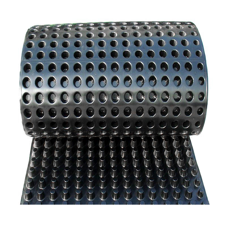 Square Dimple Storage Roof Garden Drainage 50*50mm HDPE Drainage Board
