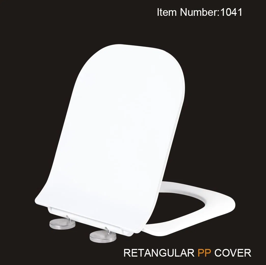 Modern Plastic PP Toilet Seat with Soft- Close Cover