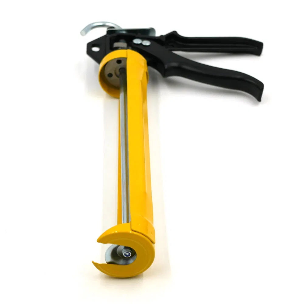 High Ratio 26: 1 Drip-Less 400ml Rotating Cradle Steel Skeleton Frame Caulking Gun