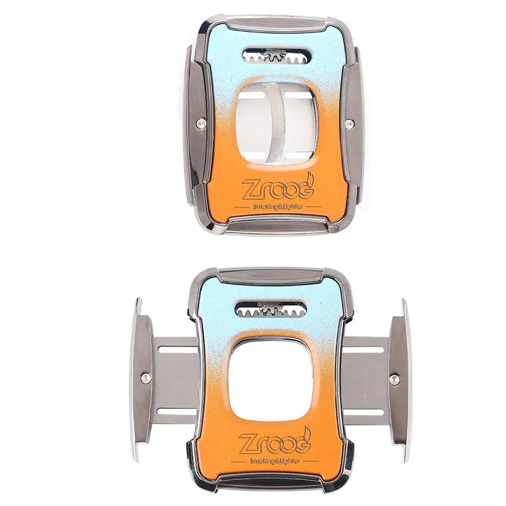 Cigar Cutter V-Cut Set Travel Smoking Accessories Kit for Men