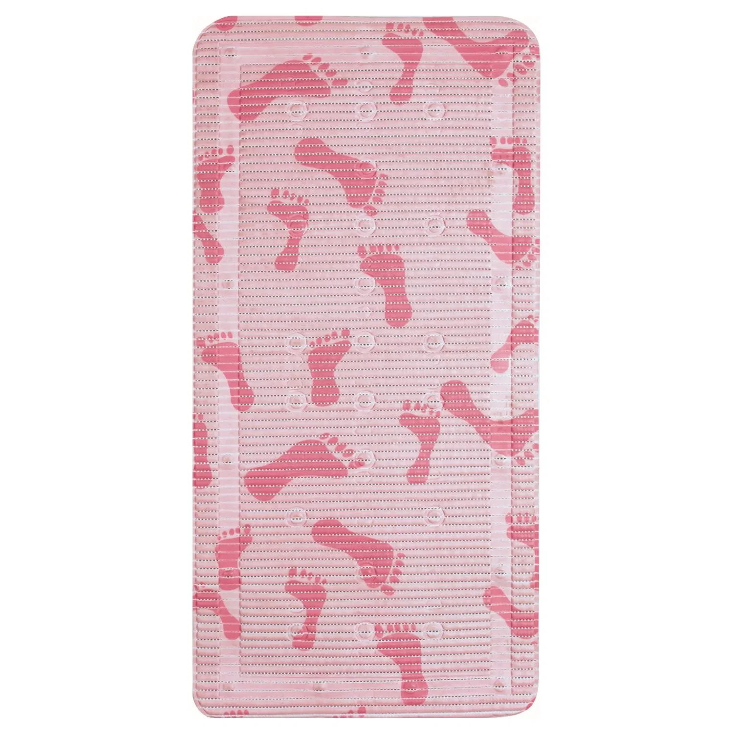 Customized Printed PVC Anti-Slip Bathtub Shower Bathroom Mat with Suction Cups