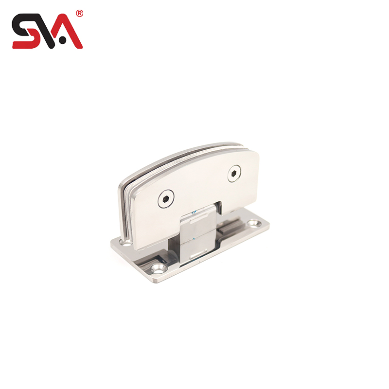 Luxury Style Public Bathroom Glass Splicing Fixed Hardware Hinge Manufacturer