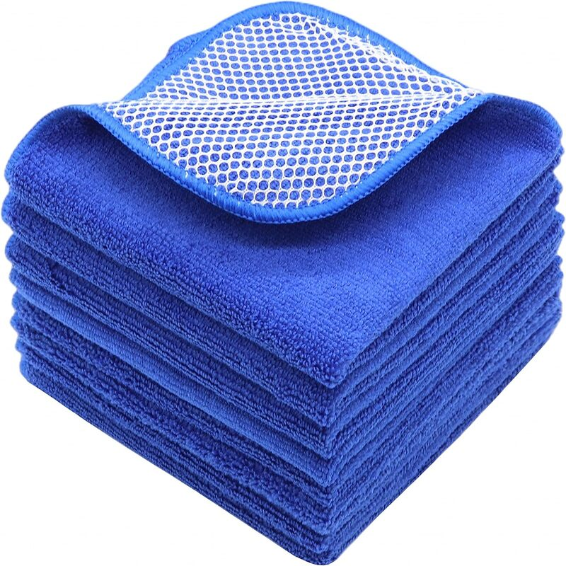 Ultra-Absorbent Kitchen Cloths for Fast Drying and Scrubbing