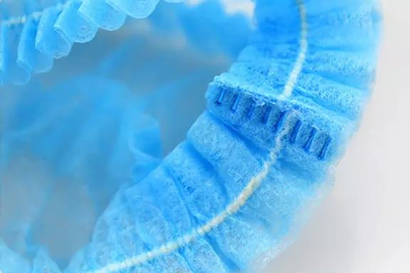 Disposable Hats Bouffant Hat Dustproof Sterile Caps Nonwoven Hat for Hospital/Homeuse