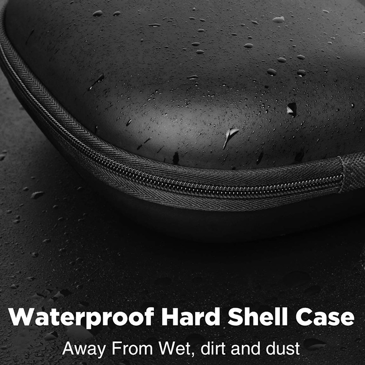 Чехол для наушников EVA, водонепроницаемый, черный