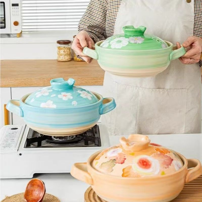 Classic Kitchen Ceramic Clay Food Pots for Home Restaurant