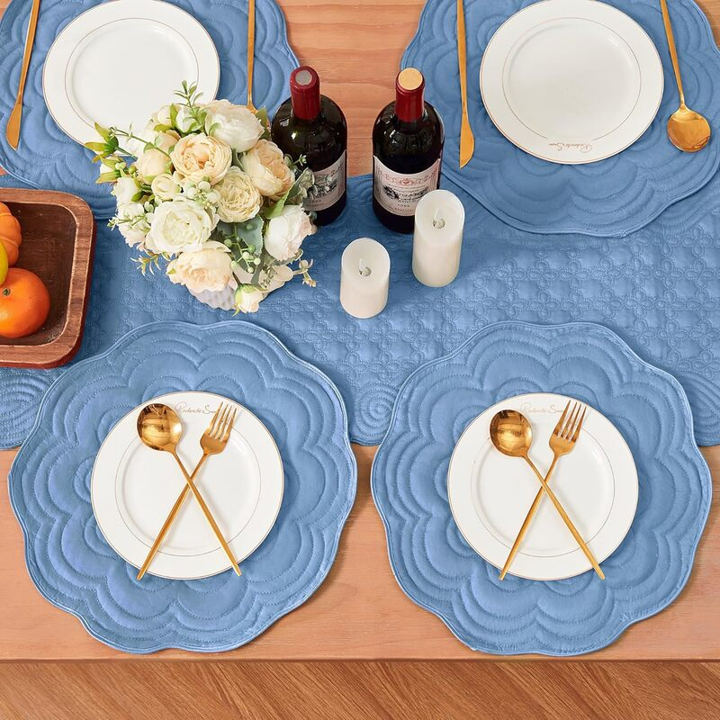 Versatile Non-Slip Table Mats: Easy to Clean and Fold