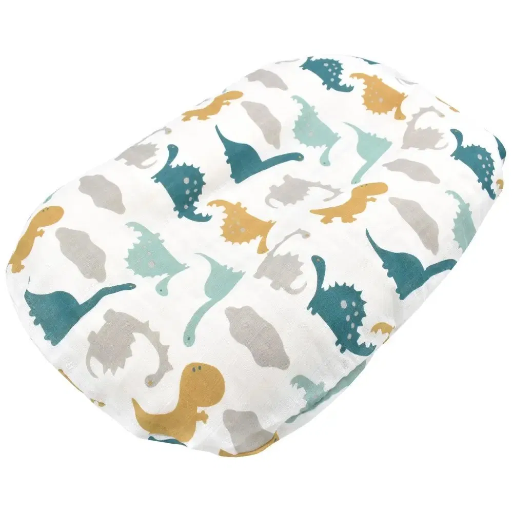 Custom Breathable Baby Lounger Cover Bamboo Breathable Removable Infant Bassinet Nest Cover