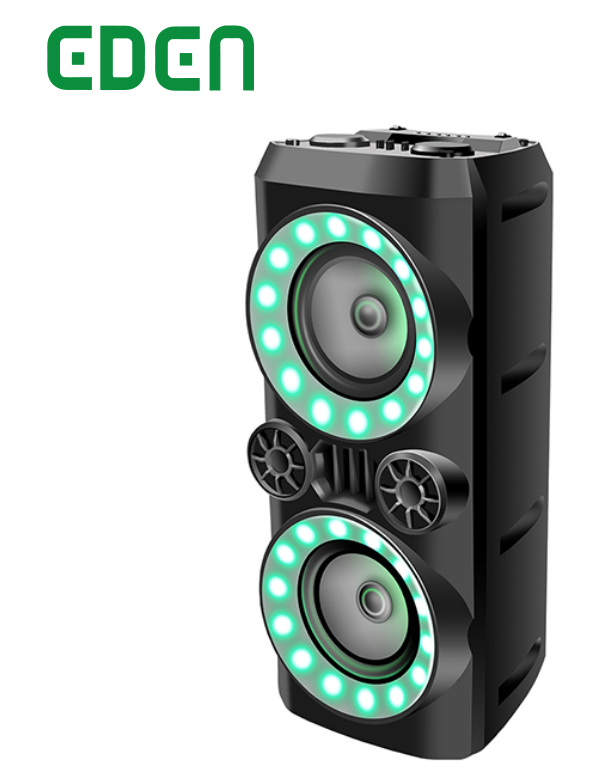 Портативная колонка с микрофоном EDEN ED-608 для караоке и DJ