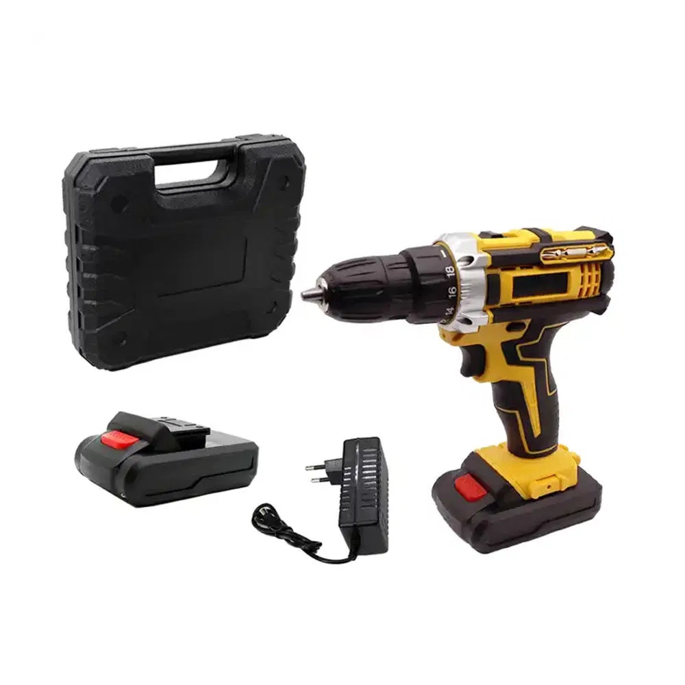 21V Rechargeable Lithium Battery Cordless Electric Drill