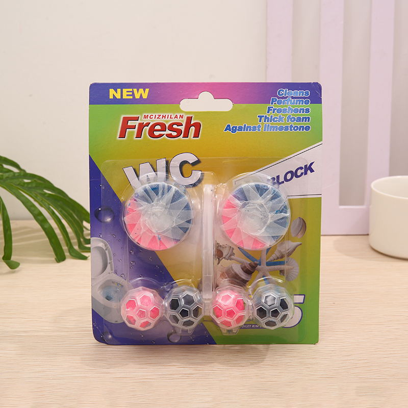 Hanging Toilet Bowl Cleaner Fragrant Balls Bathroom Odor Remover