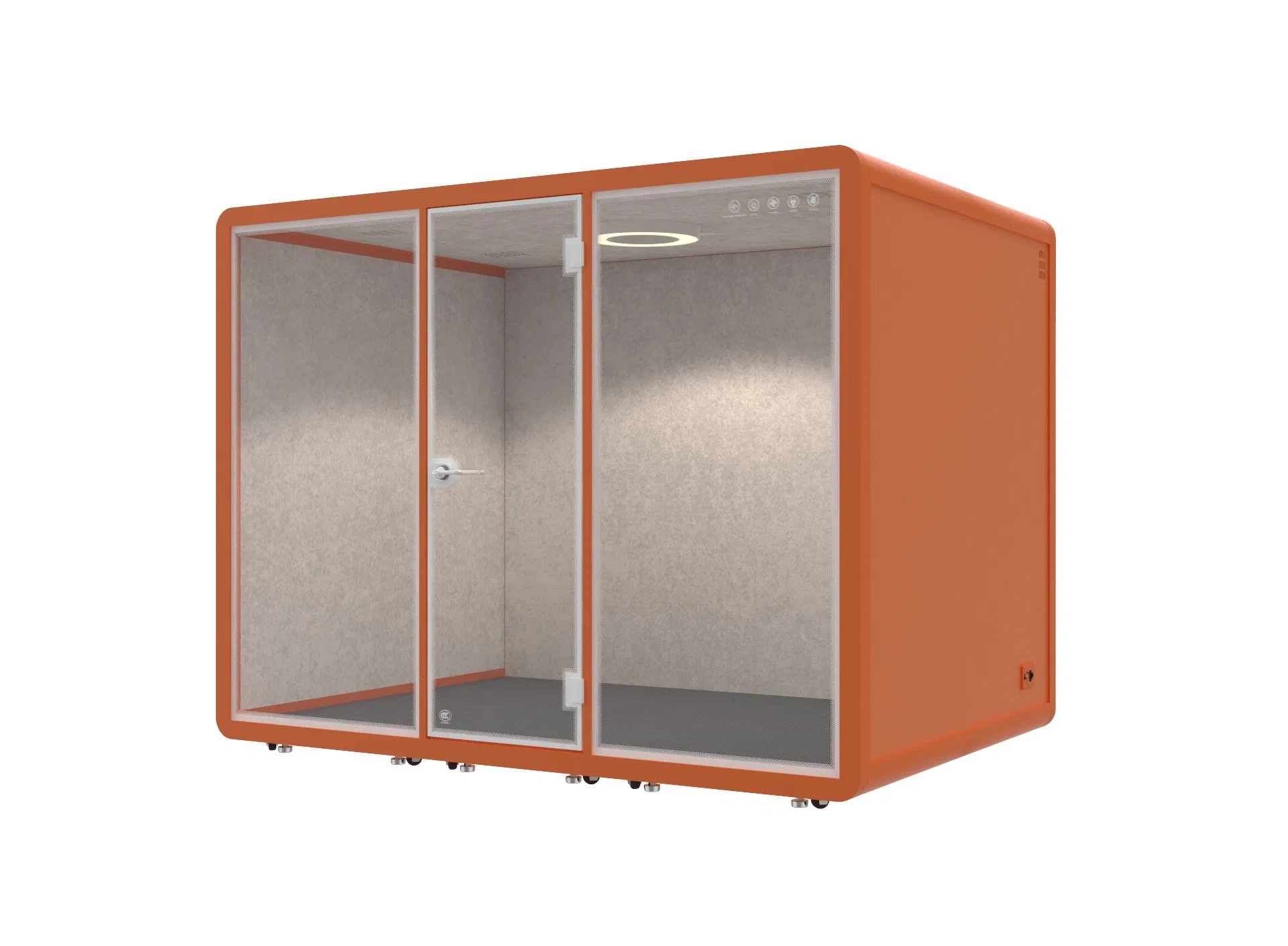 Hot Sale Soundproof Phone Booth for Private Calls with Fresh Air System and LED Illumination Features
