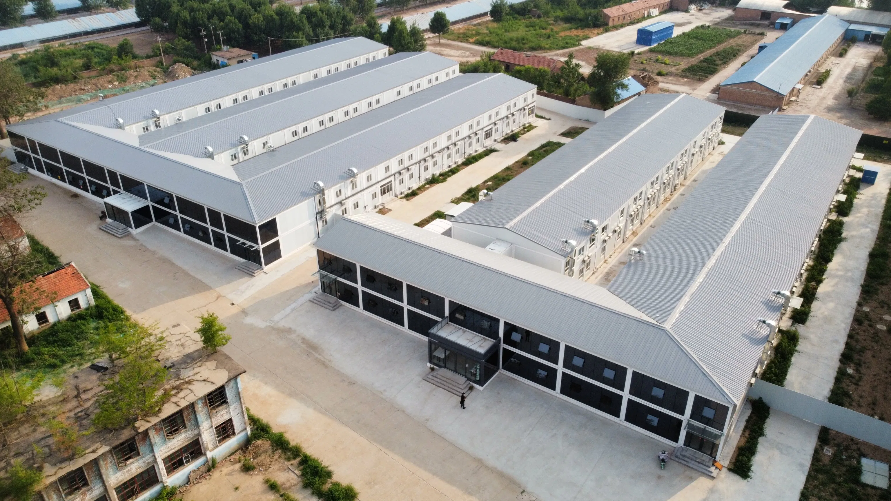 Portable Modular Living Room Prefabricated Container House for Construction Site Office Hotel School Apartment