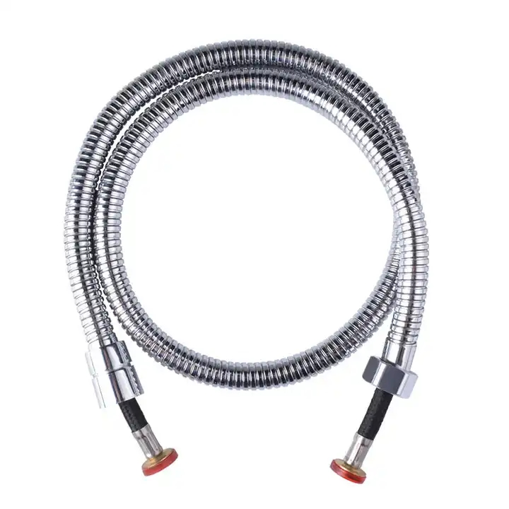 Stainless Steel Double Lock EPDM Nylon Braided Inner Tube Shower Flexible Hose