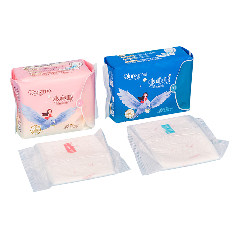 Manufacture Disposable Women Pad Cotton Anion Sanitary Napkins