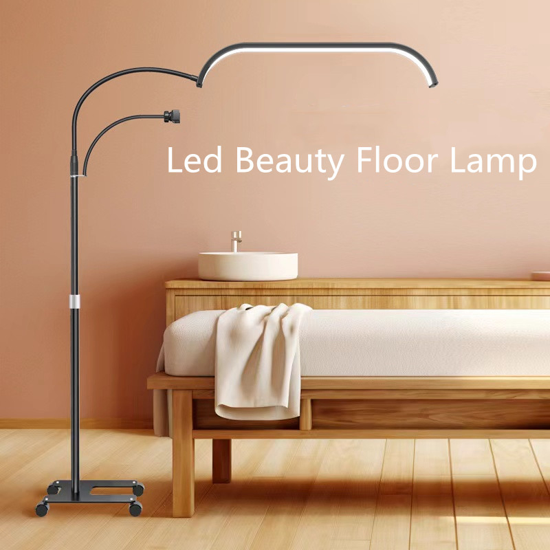 24inch Eyelash LED Floor Light, LED Beauty Lamp for Lash Extension, Arch Lash Lighting for Beauty, Cosmetology, Lashes, Tattoo,