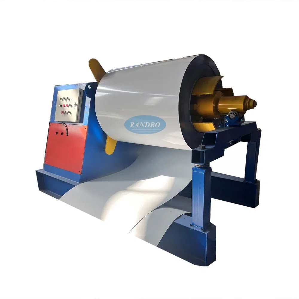 10t Auto Metal Steel Coil Hydraulic Steel Decoiler with Car Automatic Uncoiler or Decoiler