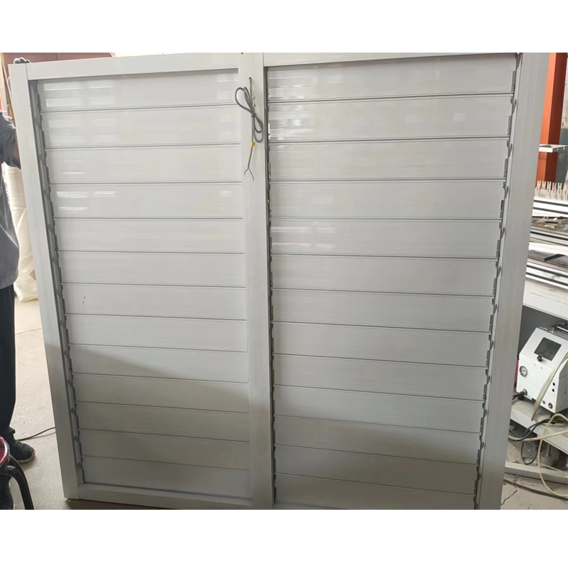 Casement Window Screen Shutter Aluminium Blinds Electric Louvres Air Vent Cover