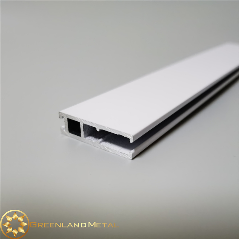 Power Coating White Article Flat-Shape Profile for Zebra Blinds/Gl1319