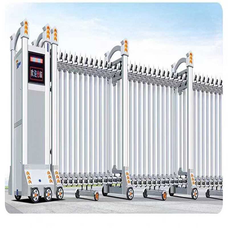 Stainless Steel Electric Retractable Door Intelligent Remote Control School Automatic Retractable Door