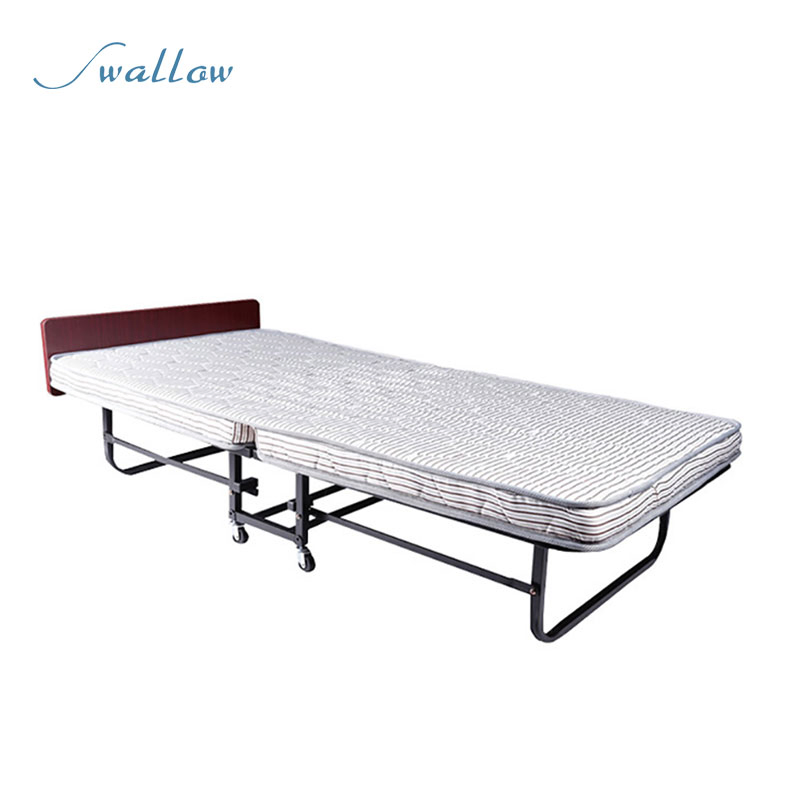 Upright Extra Bed for Hotel with Folding Leg