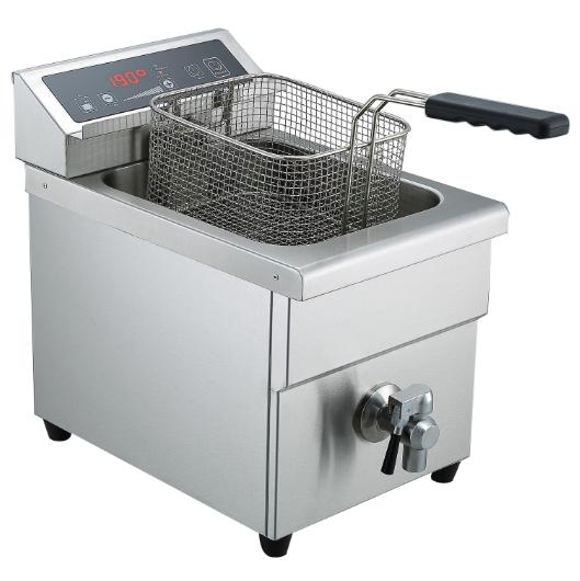 Commercial Single Tank Induction Deep Fryer with Electric Controller