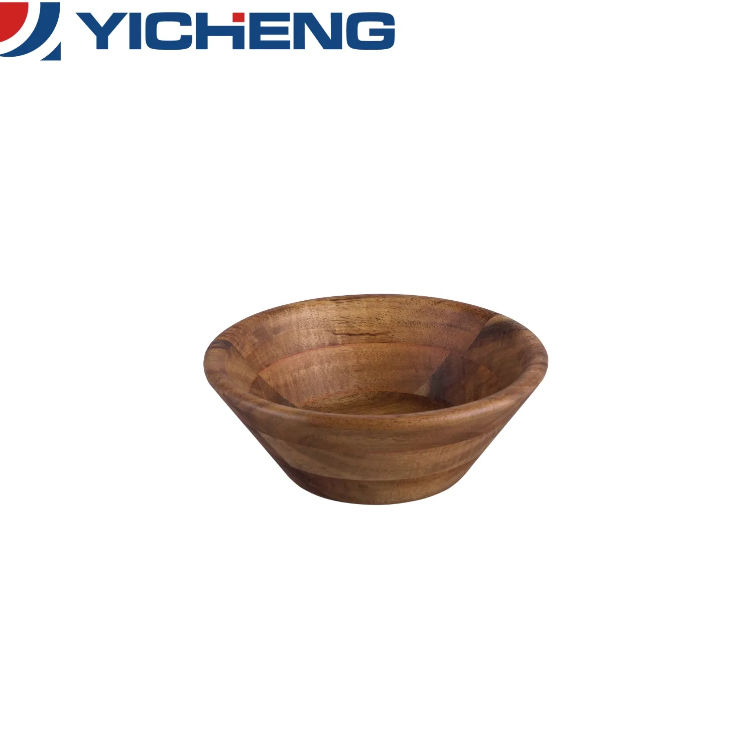 Сервировочная чаша из акации для салатов и фруктов