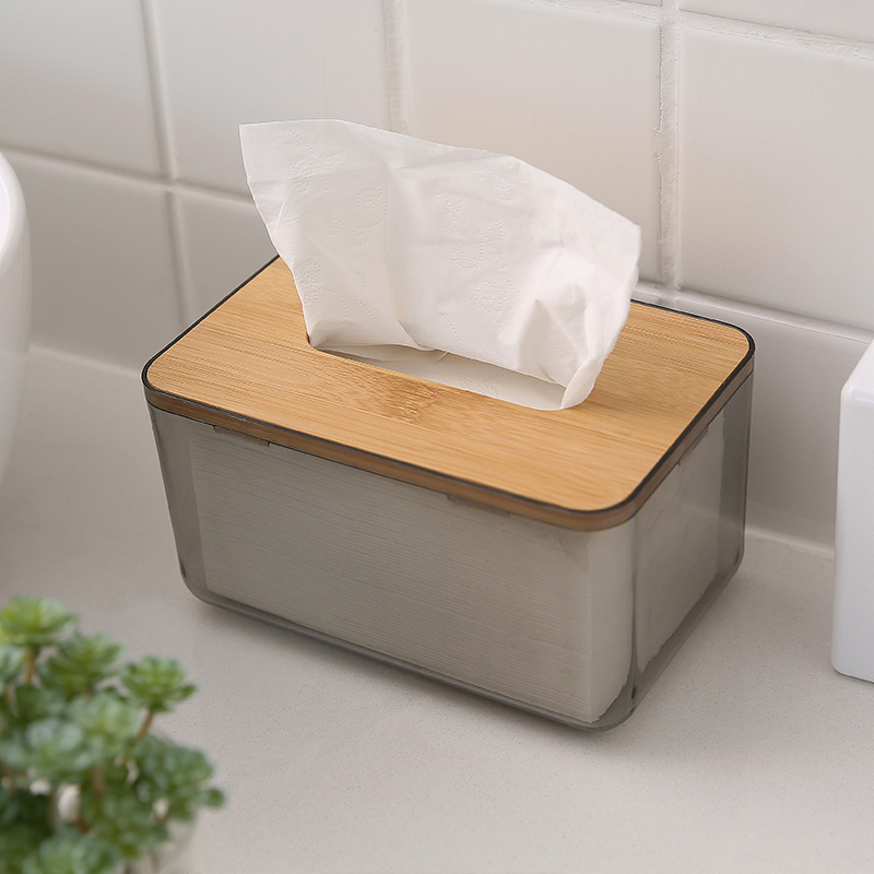 High Quality Transparent Creative Household Storage Tissue Box