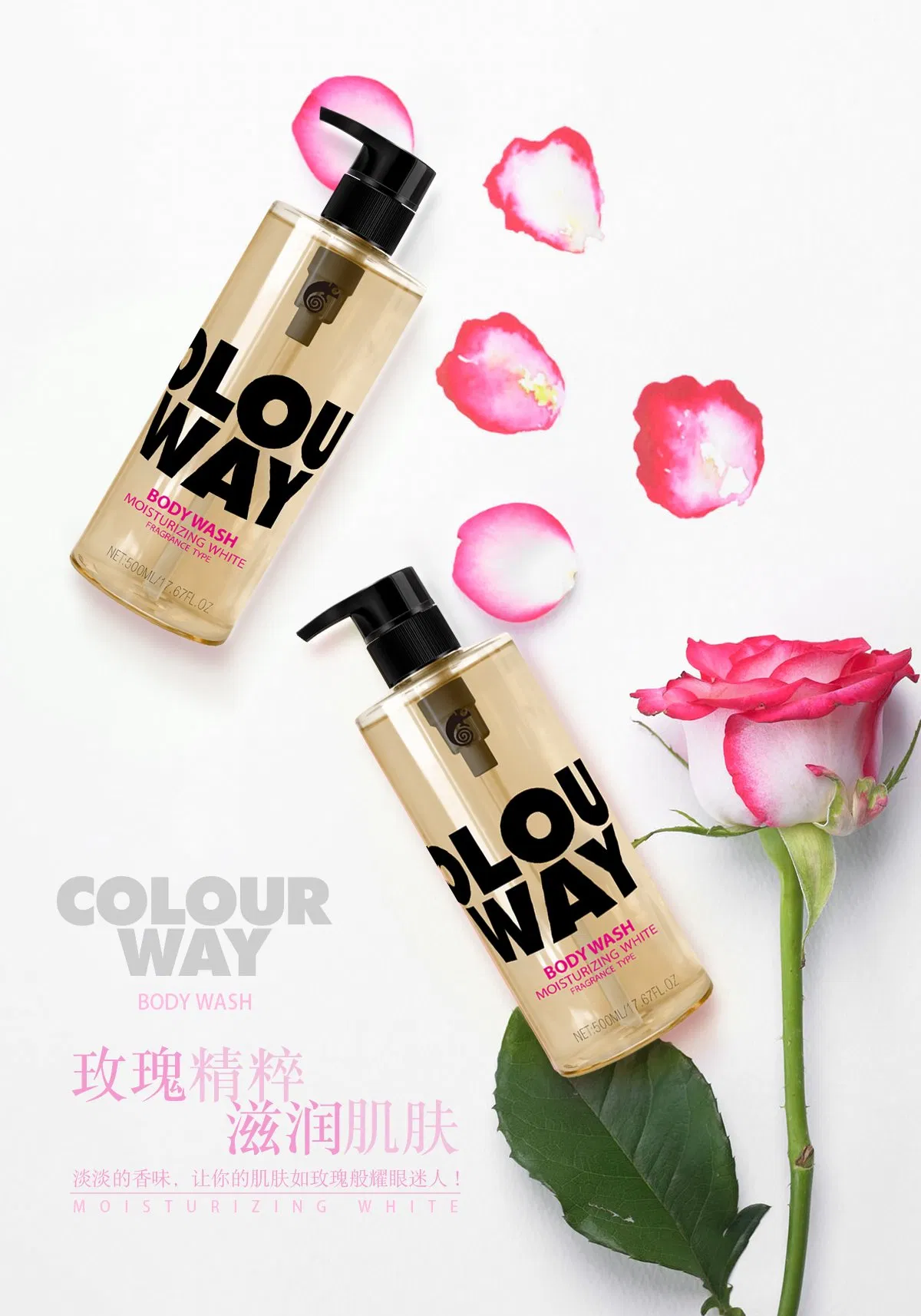 Colourway Body Wash Moisturizing Romantic Fragrance