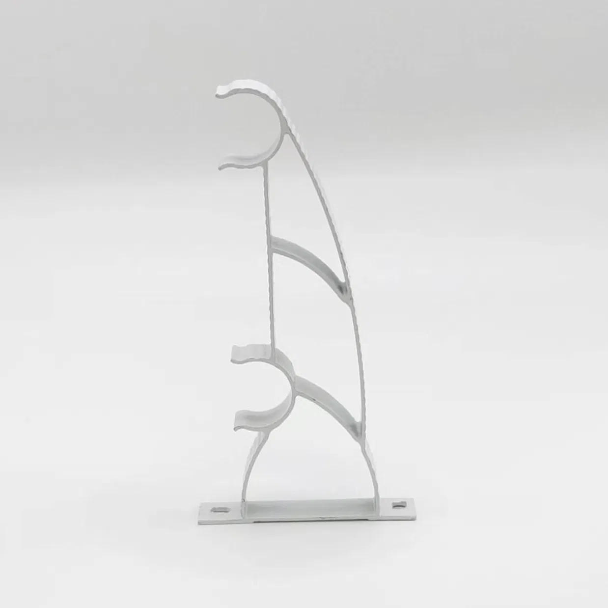 Roman Style Iron Wall Bracket Durable & Strong Rectangle Shape for Curtain Accessories