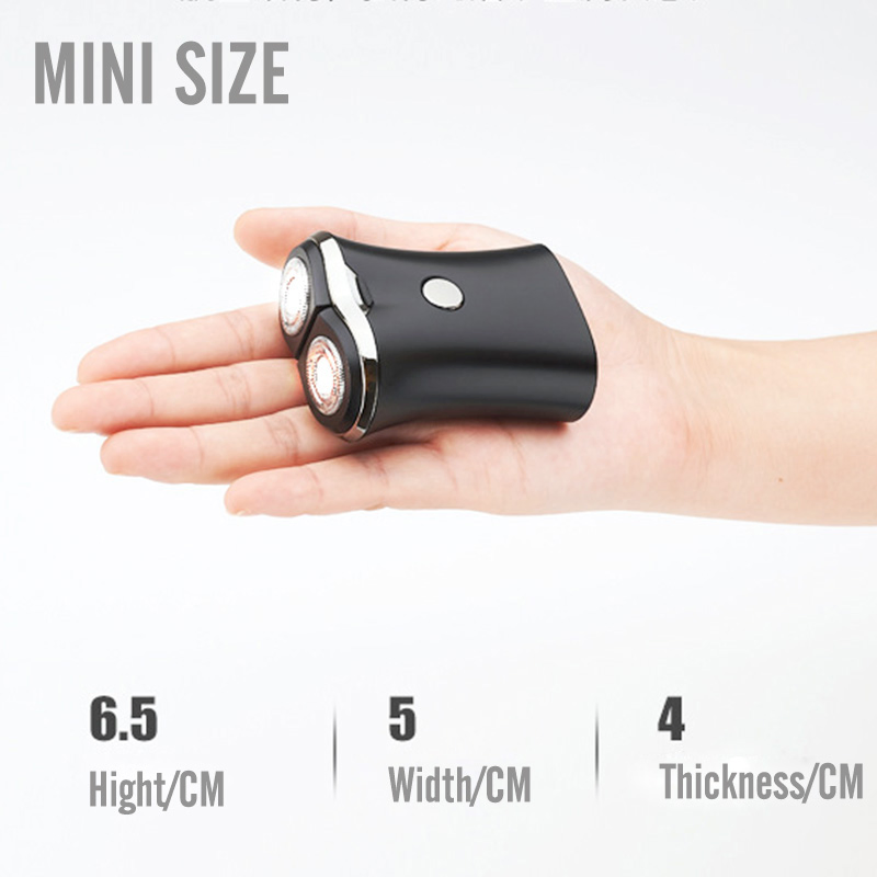 Men Shaving Machine Portable Electric Shaver Mini USB Rechargeable Travel Shaver