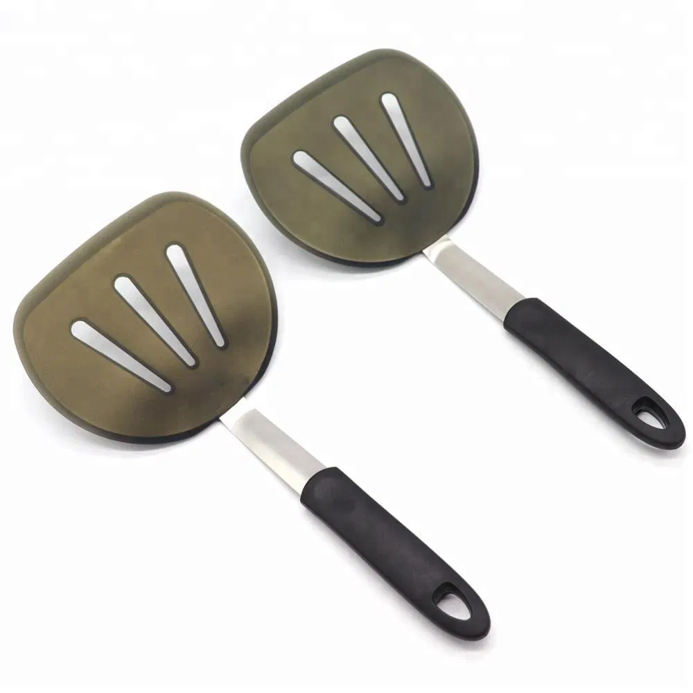 Heat Resistant Slotted Silicone Cooking Egg Pancake Turner