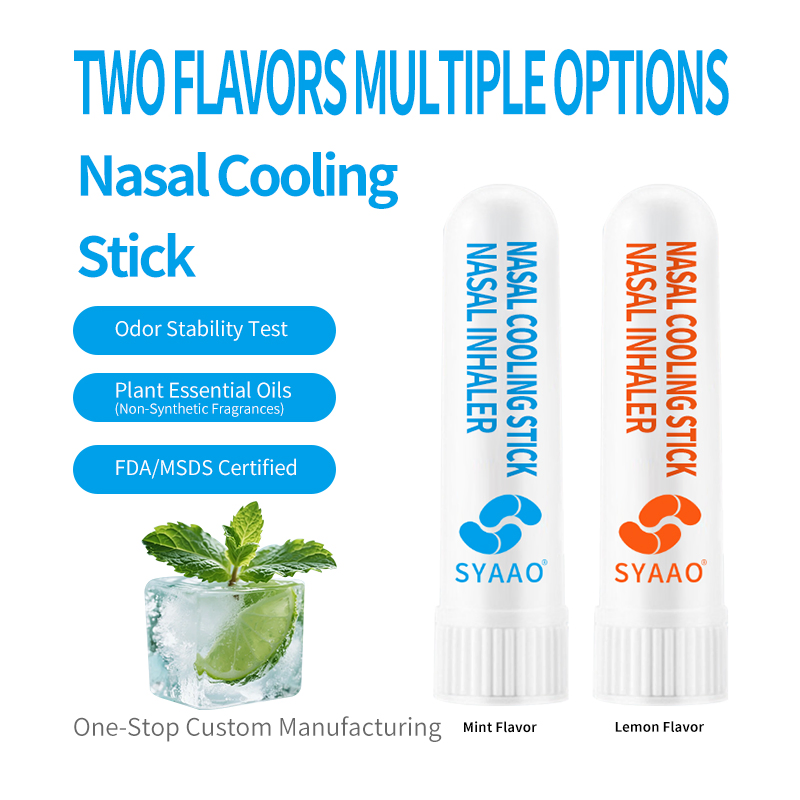 2025 Double Mint Nasal Inhaler OEM ODM Multiple Flavors Nasal Inhaler