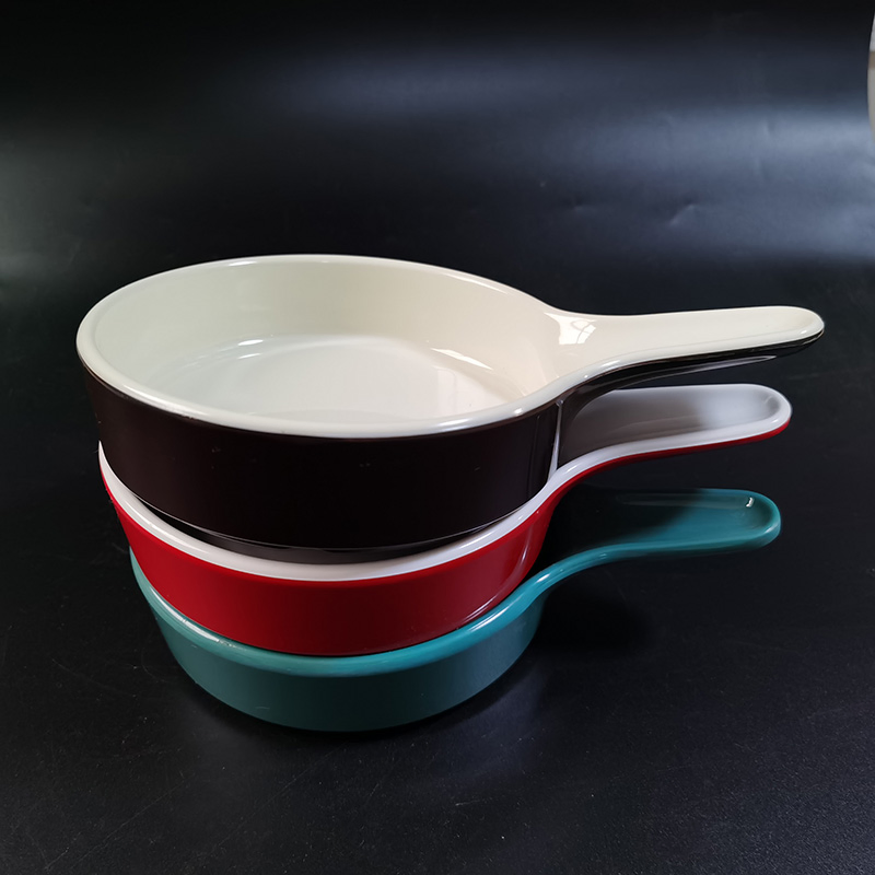 Color Stability and Colorfastness for Printed Designs Blue Melamine Serving Tray