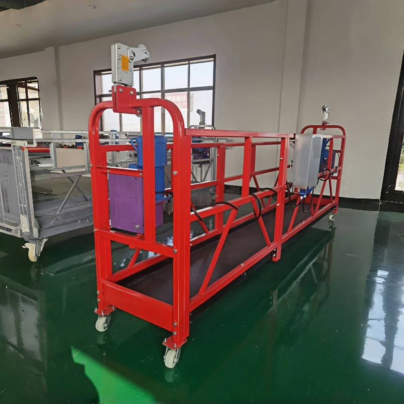 Zlp630 Painted Building Gondola with Ltd6.3 Ltd8 Hoist