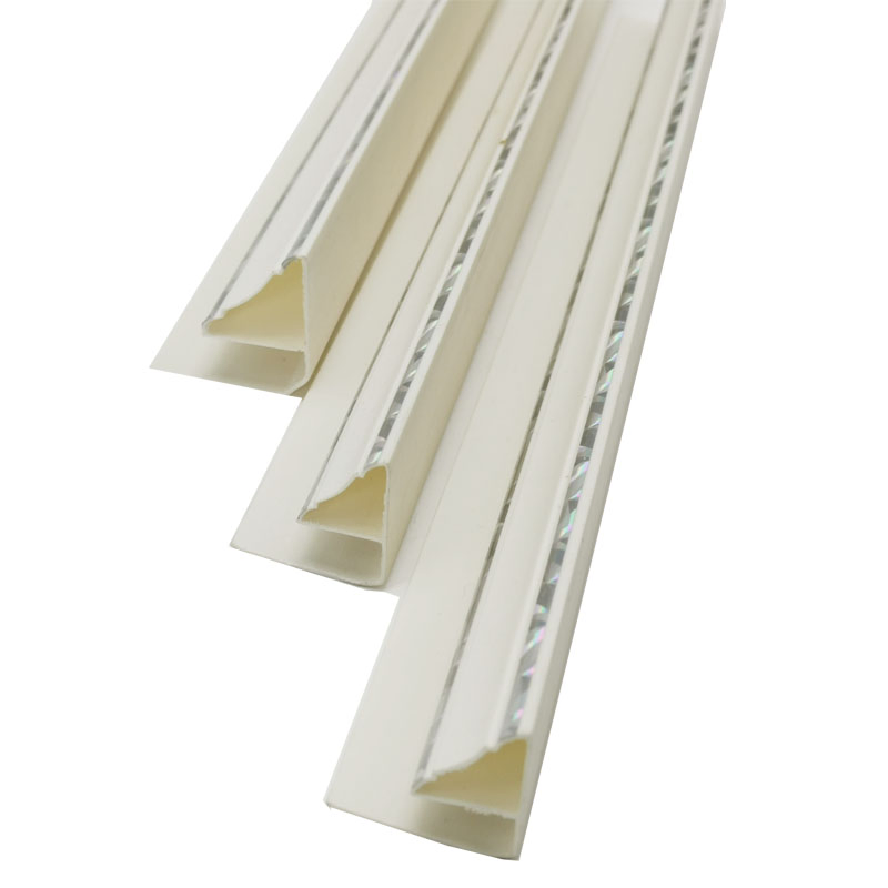 Wall Ceiling Decoration Panel Accessory PVC Corner Profile PVC Trim