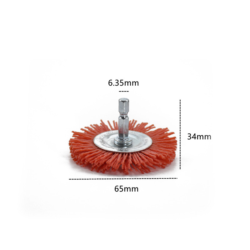 Полировальная щетка с абразивной проволокой для металла и дерева