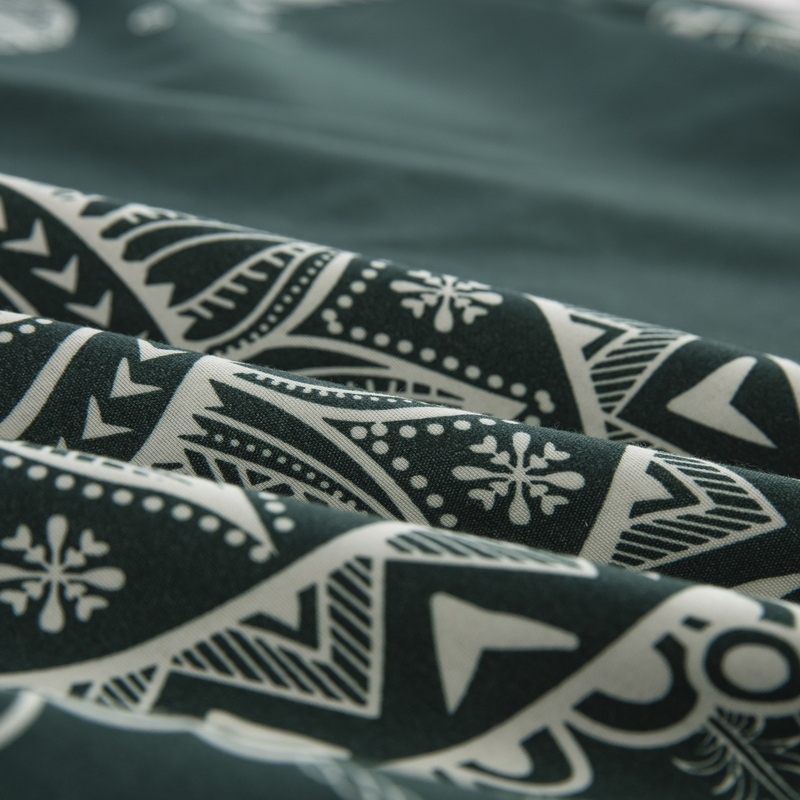 Polyester Microfiber Printed Set, Bed Fitted Sheets and Pillowcases