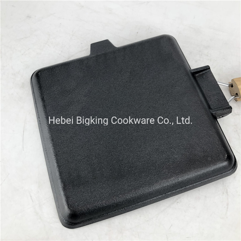 Чугунная сковорода гриль-гридль 22-25 см