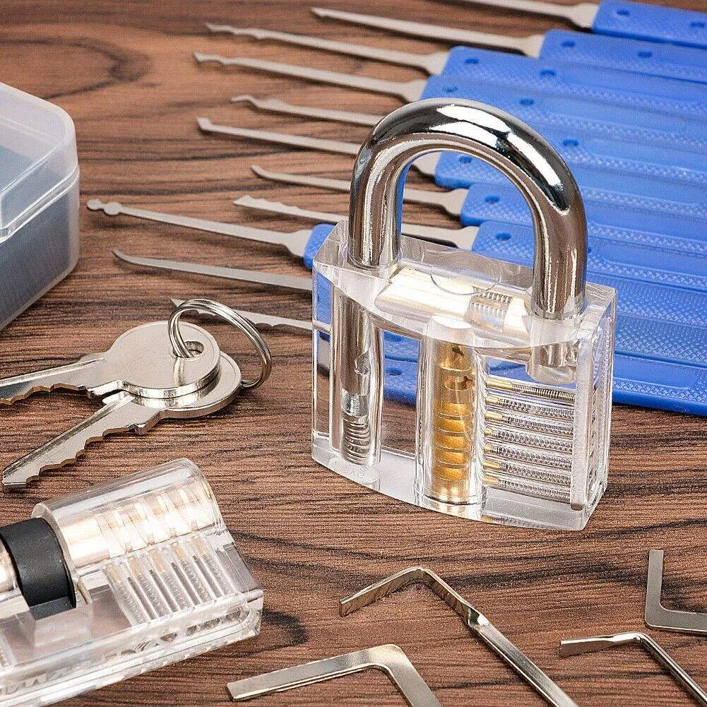 Professional Locksmith Stainless Steel 24PCS Training Skill Lock Pick Set