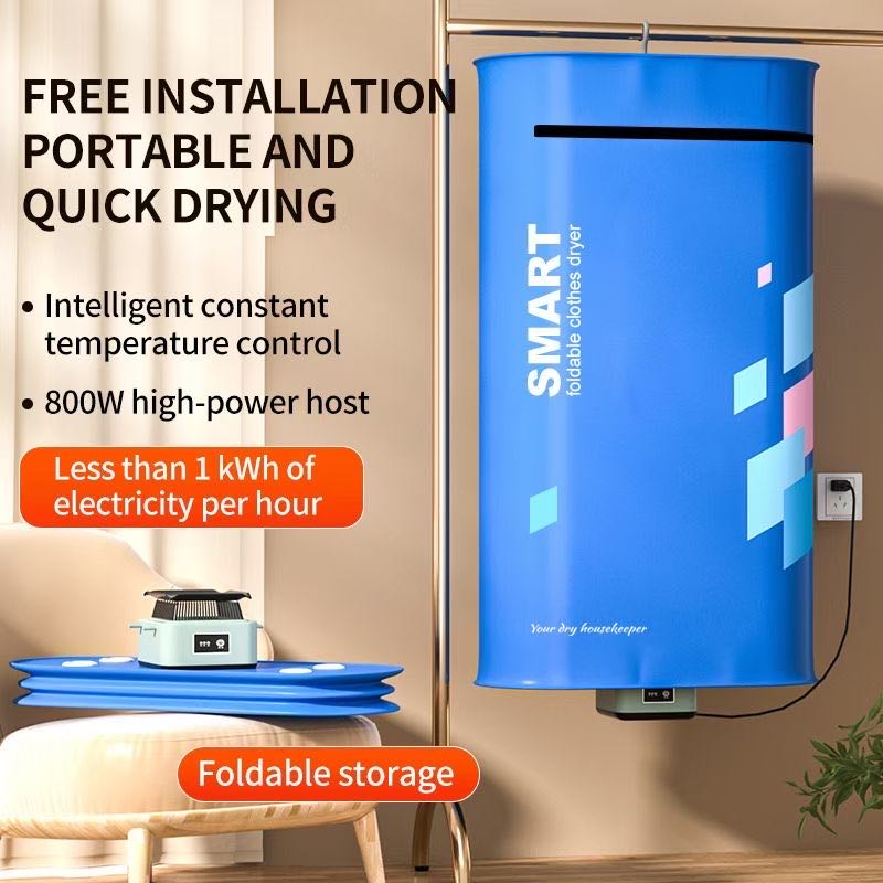 Space-Saving Smart Energy Efficient Front Load Clothes Dryer