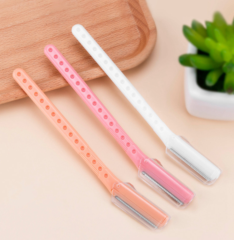 Stainless Steel Eyebrow Razor Fashionable Trimmer Eyebrow Knife Razor Eyebrow Shaper