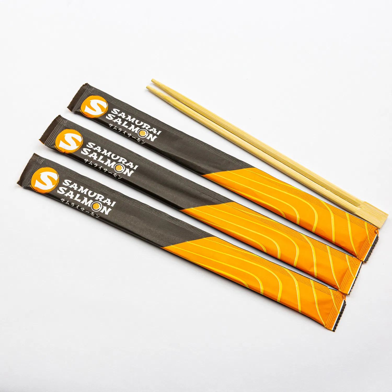 Hot Selling Paper Packing Disposable Round Bamboo Chopsticks From China