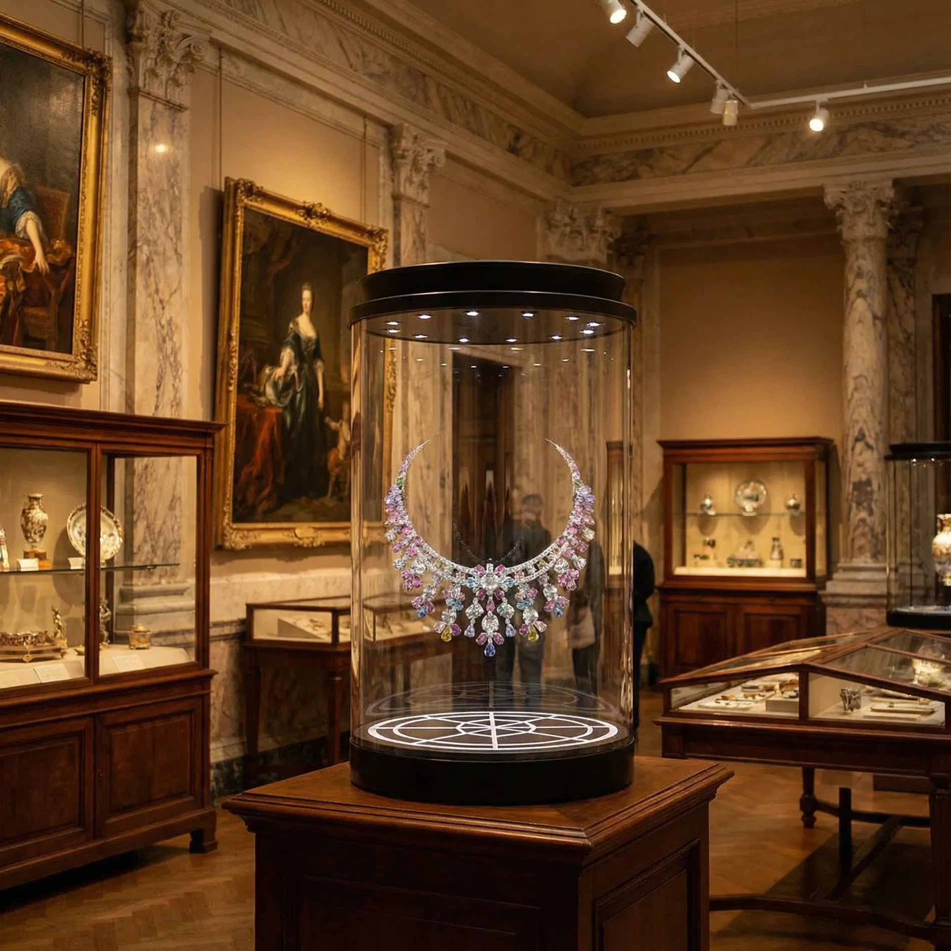 Цилиндрический голографический дисплей 32 дюйма