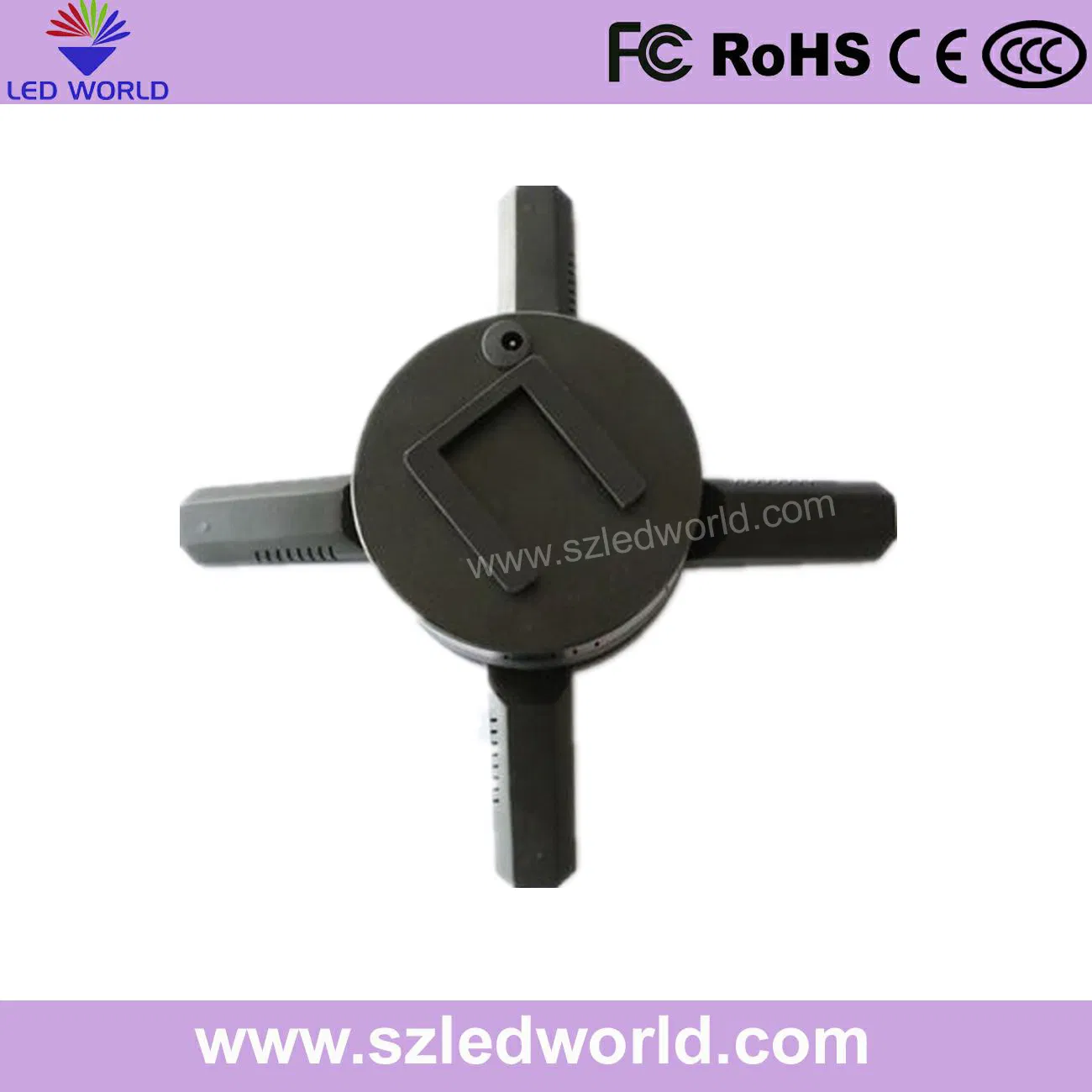 70cm Diameter Hologram 3D LED Fan for Showcase